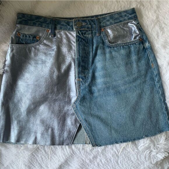 GRLFRND DENIM SKIRT - Picture 5 of 10